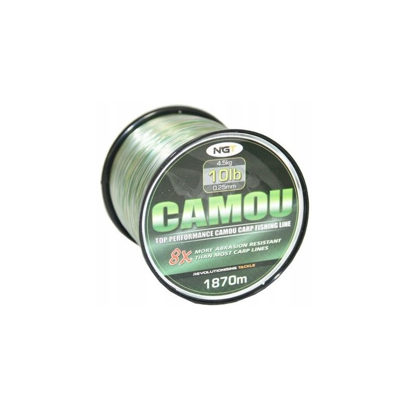 Żyłka karpiowa gruntowa 0,25 Camo NGT