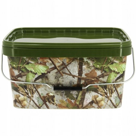 NGT 12,5 litre camo bucket wiaderko Prostokątne NGT 12,5 litre camo bucket wiaderko Prostokątne