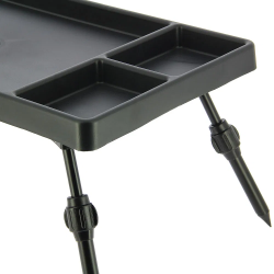 AP NGT Stolik Wędkarski z Przegrodami + Pokrowiec Składany Bivvy Table 59 cm
