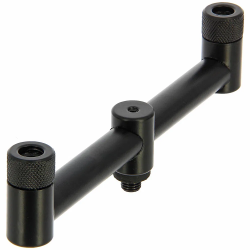 NGT Aluminium Black Buzz Bar – 2 Rods, 18 cm, Multi-Lock