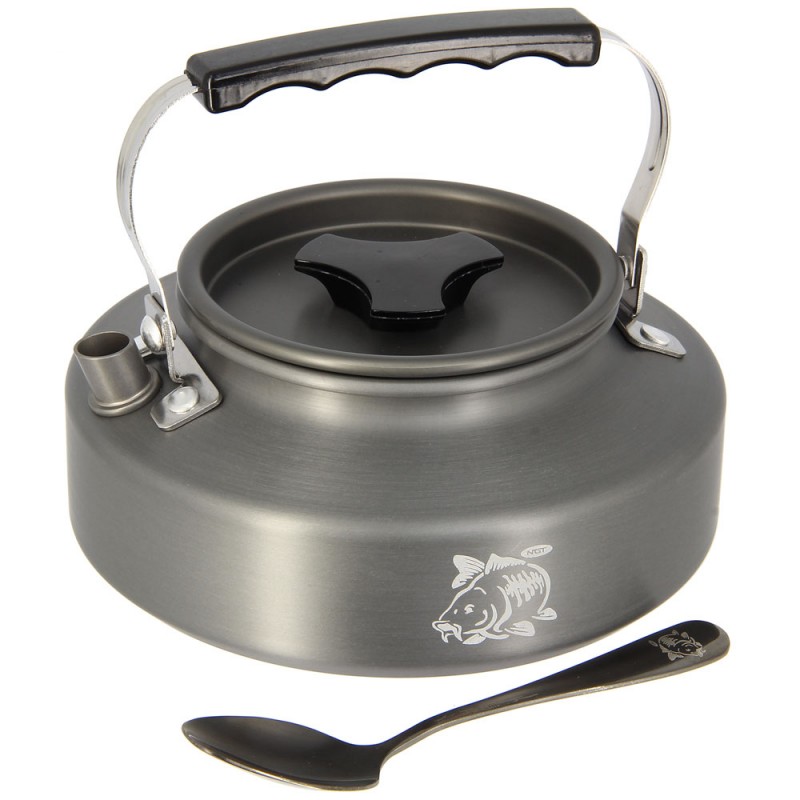 Czajnik turystyczny aluminiowy w pokrowcu 0,8l