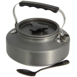 Czajnik turystyczny aluminiowy w pokrowcu 0,8l
