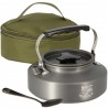 Czajnik turystyczny aluminiowy w pokrowcu 0,8l