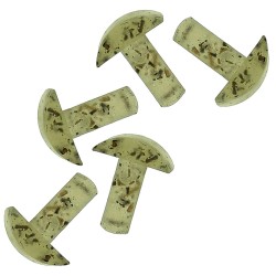 Zestaw lead clip NGT Camo – 5 kompletnych zestawów do szybkiego montażu zestawów