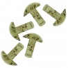 Zestaw lead clip NGT Camo – 5 kompletnych zestawów do szybkiego montażu zestawów